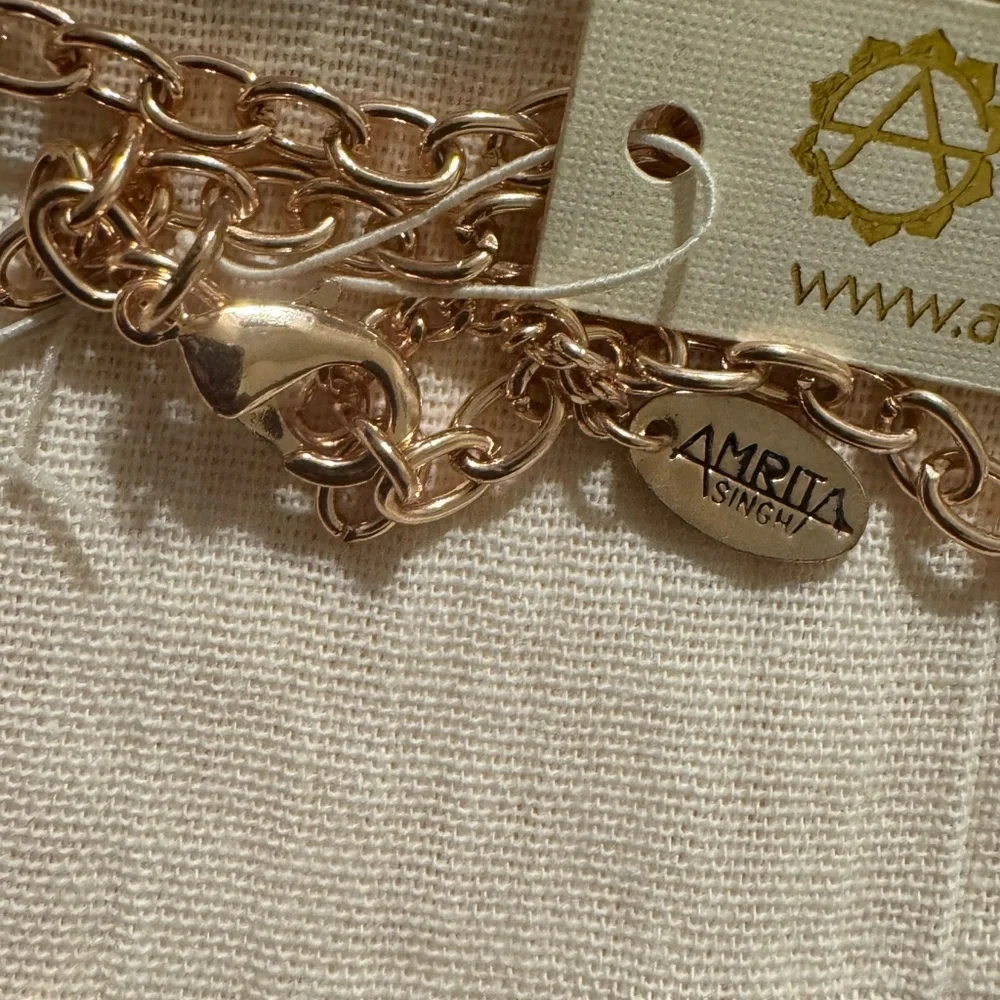 Amrita Singh Rose Gold Filigree Necklace
